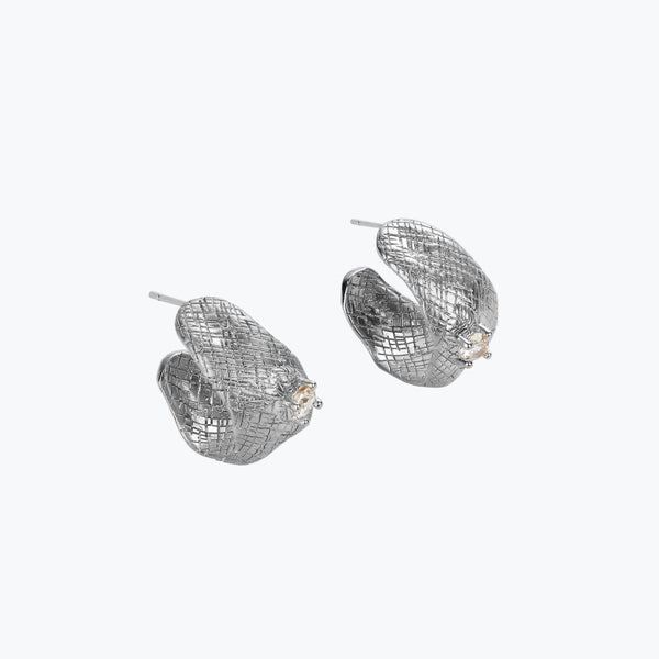 Kai Hoop Earrings | Silver
