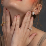 Shining Sun Earrings | Gold