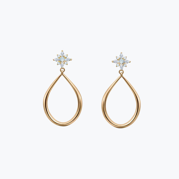 Lisbon Hoop Earrings | Gold