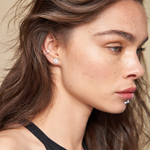 Mini emmy Earrings | Gold