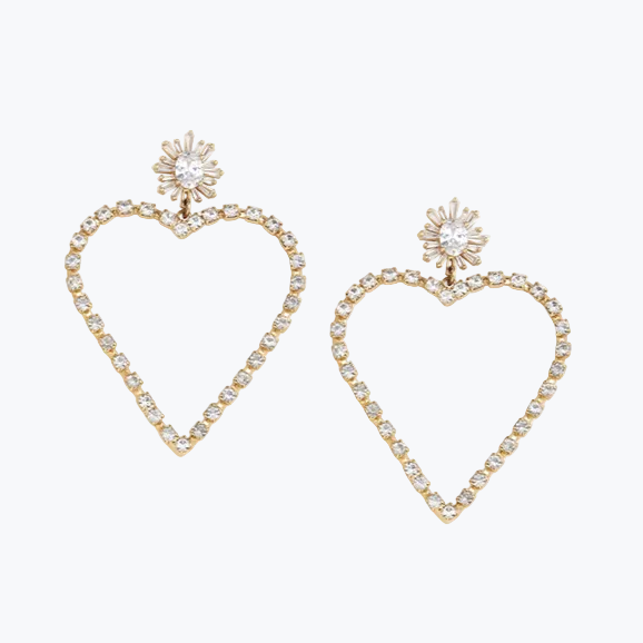 Amor Earrings L | Gold