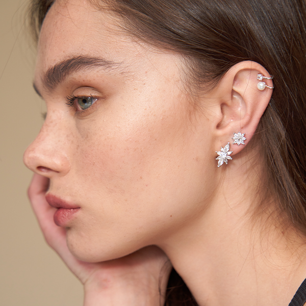 Indigo Earrings | Gold