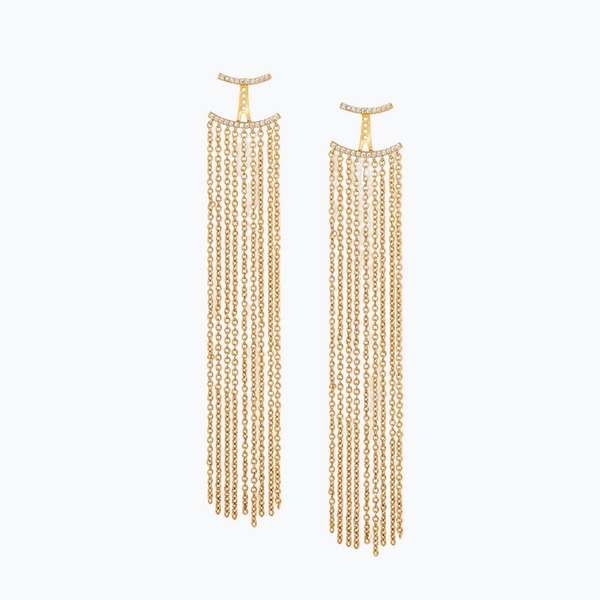Amber Earrings | Gold