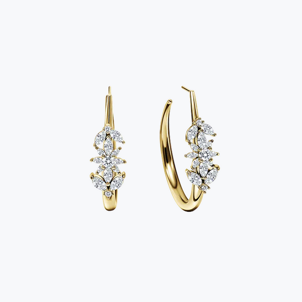Mary Hoop Earrings S | Gold