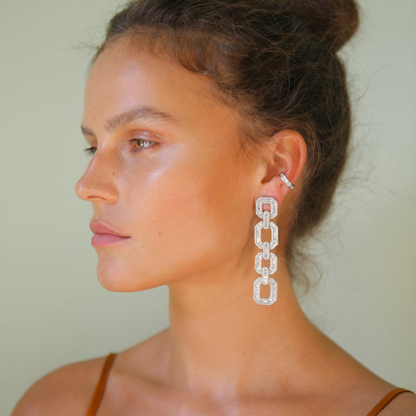Bruno Earrings | Siver