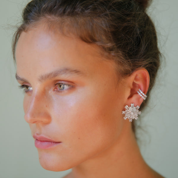 Snow Earrings | Silver