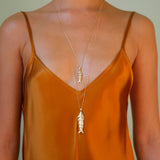 My Lucky Fish Necklace L | Gold