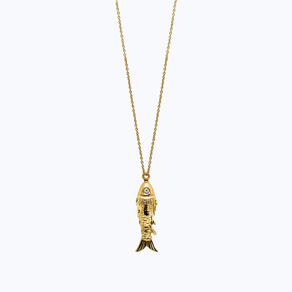 Pisces Necklace S | Gold