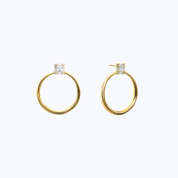 Manhattan Hoop Earrings | Gold