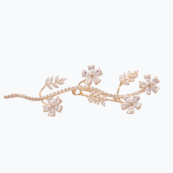 Wildflower crystal Pin