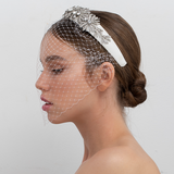 Lydia Tulle and Flower Headband
