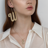 Queen A to Z Earring | L