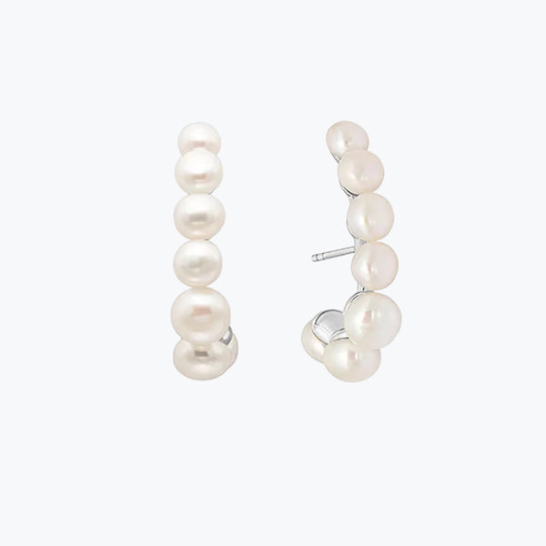 Drop Pearl Earrings