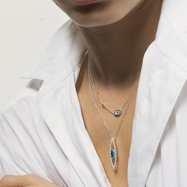 Good Eye Pendant Necklace | Silver