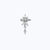 Mini Margarite Ear cuff | Silver