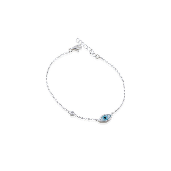 Good Eye Charm Bracelet | Silver