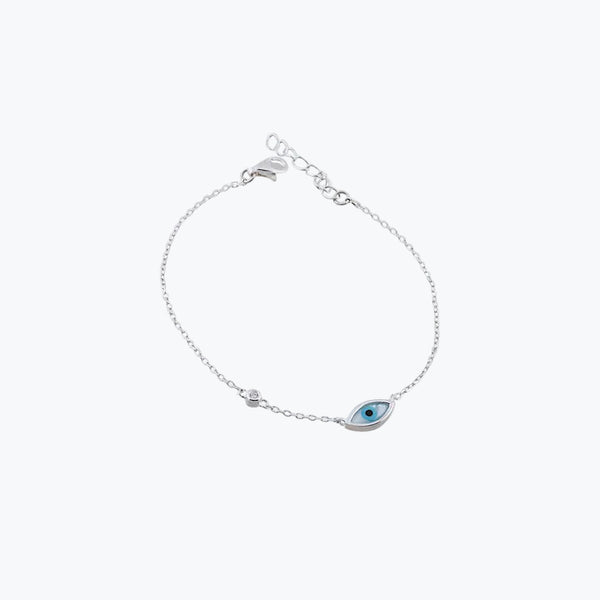 Good Eye Charm Bracelet | Silver