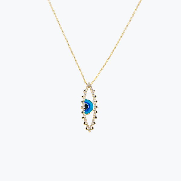 Good Eye Pendant Necklace | Gold