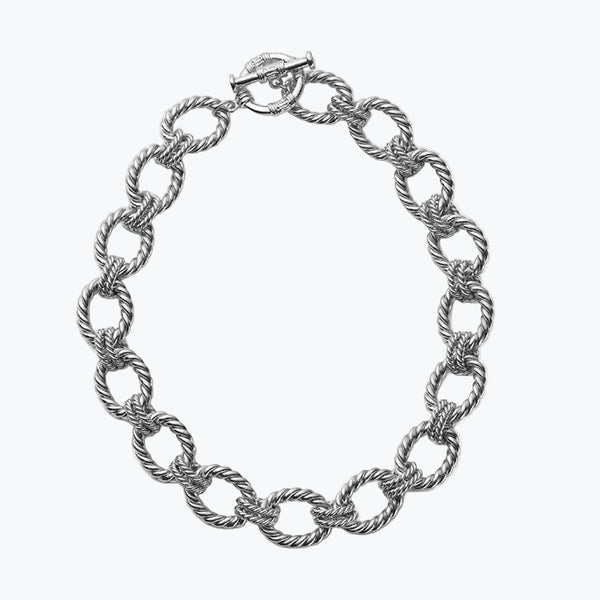 Rope Necklace | Silver