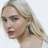 Pansy Earrings | Silver