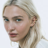 Wild Rose Ear Cuff | Silver
