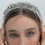 Lydia Tulle and Flower Headband