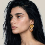 Flare Drop Earrings | Gold
