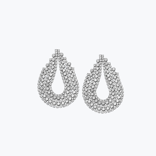 Melody earrings M | Silver