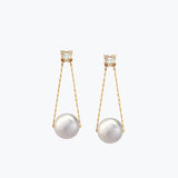 Jules Pearl Earrings | Gold