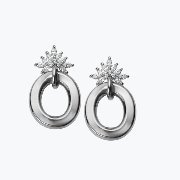 Jagger Hoop Earrings | Silver