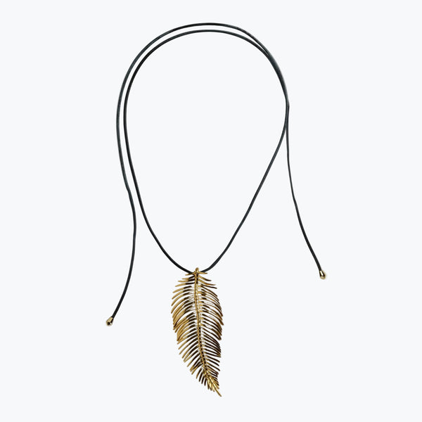 Free Feather Necklace | Gold