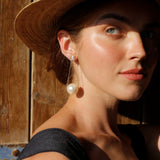 Jules Pearl Earrings | Gold