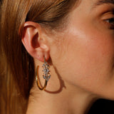 Mary Hoop Earrings S | Silver