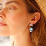 Cielo Earrings Light Blue | Silver