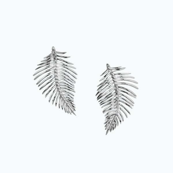 Mini Free Feather Earrings | Gold
