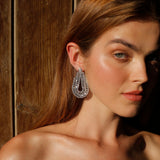 Melody earrings M | Silver