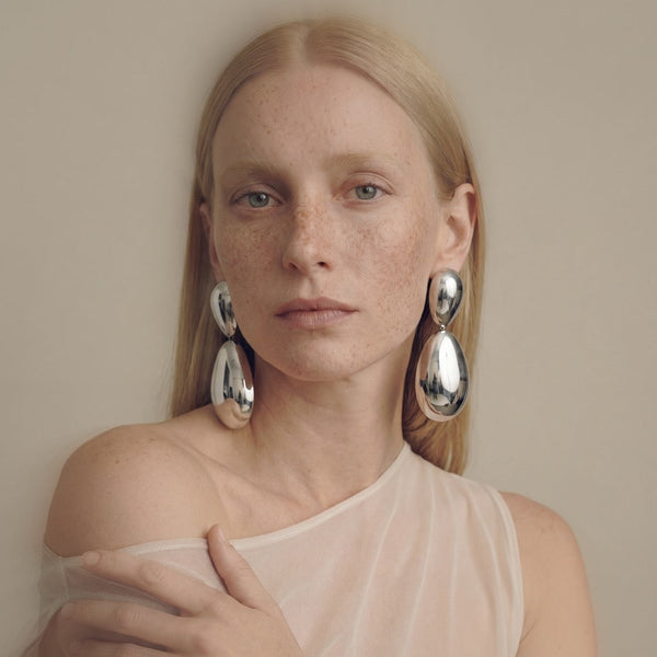 Thompson Earrings | Silver