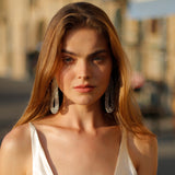 Melody earrings L | Gold