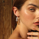 Mary Hoop Earrings S | Silver