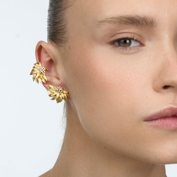 Daisy Ear Cuff | Silver