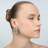 Mini Free Feather Earrings | Silver