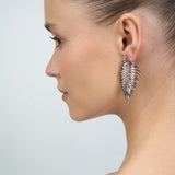 Mini Free Feather Earrings | Silver