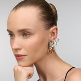 Flare Drop Earrings | Silver