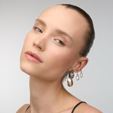 Flare Drop Earrings | Silver