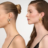 Flare Drop Earrings | Gold