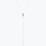 Stella Drop Necklace | Silver