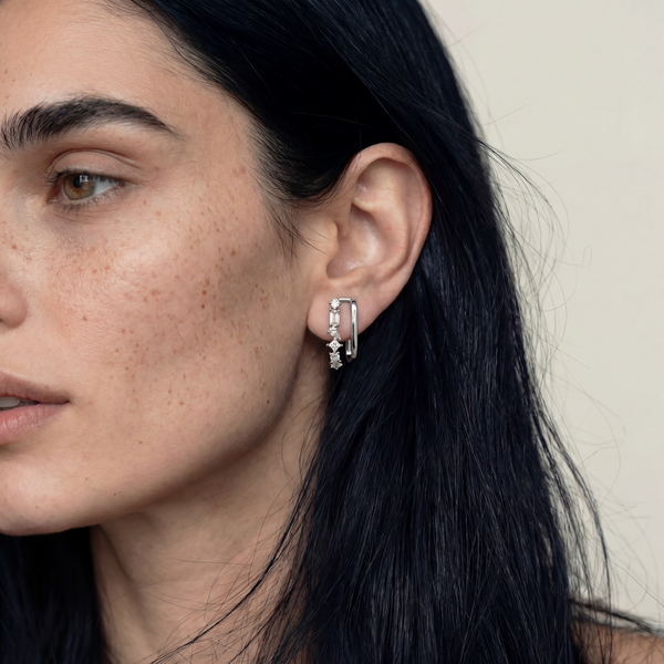 Lex Earrings | Silver