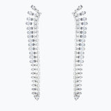 Snake Skin Crystal Earrings