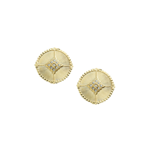 Solar Medallion Earrings