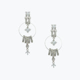 Lunar Square Earrings